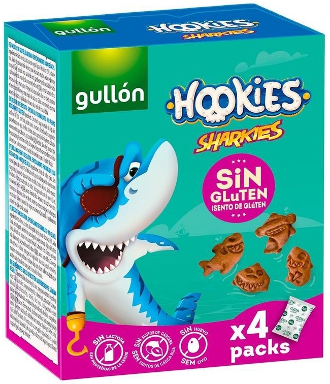 gullon Sharkies 4-pack glutenvrij 160g