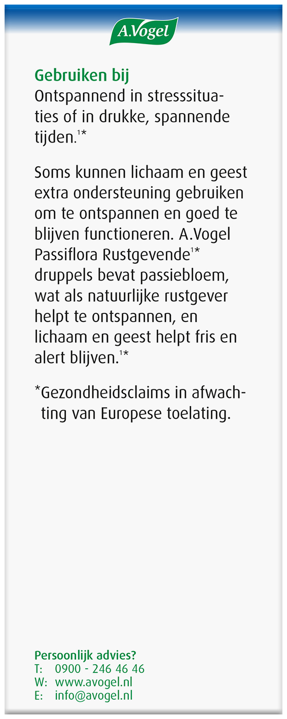 A.Vogel Passiflora Rustgevende druppels 100ml