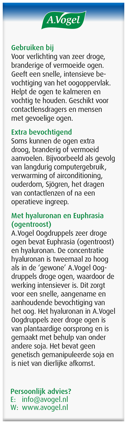 A.Vogel Oogdruppels Extra Intensief druppels 10ml