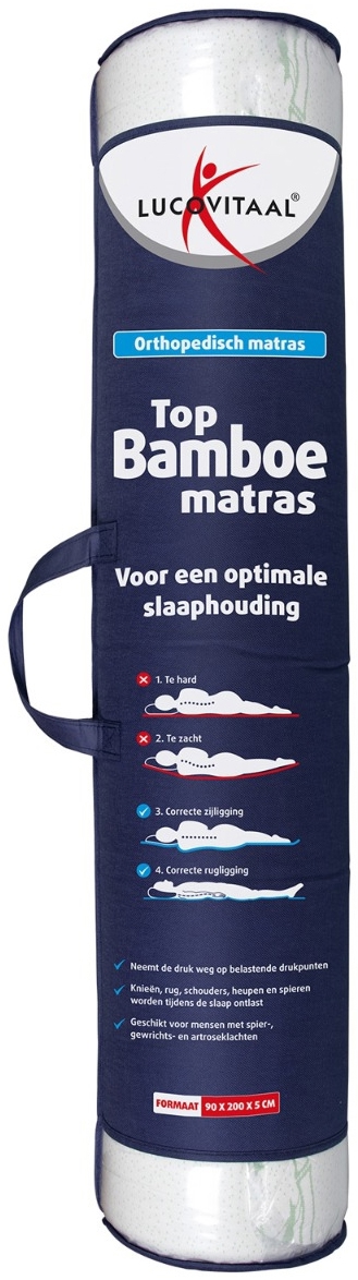 Lucovitaal Bamboe Topmatras 1 stuk