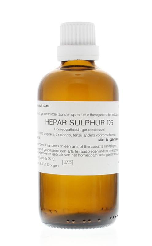 Homeoden Heel Hepar sulphur D6 100ml