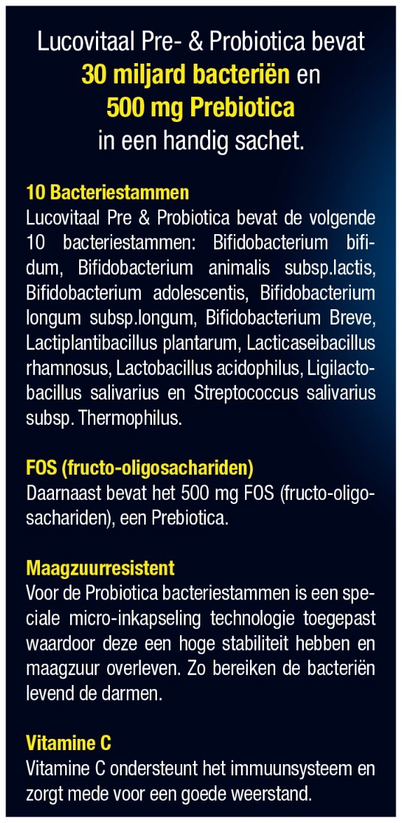 Lucovitaal Pre & Probiotica 10sach
