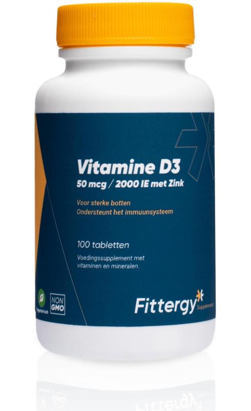 Vitamine D3 50 mcg Met Zink 100tb
