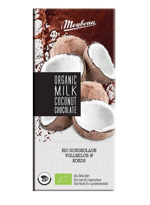 Organic Milk Coconut Chocolate 100 Gram