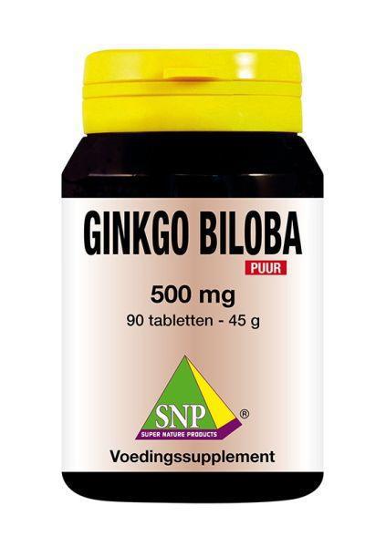 Ginkgo biloba 500 mg puur 90tab