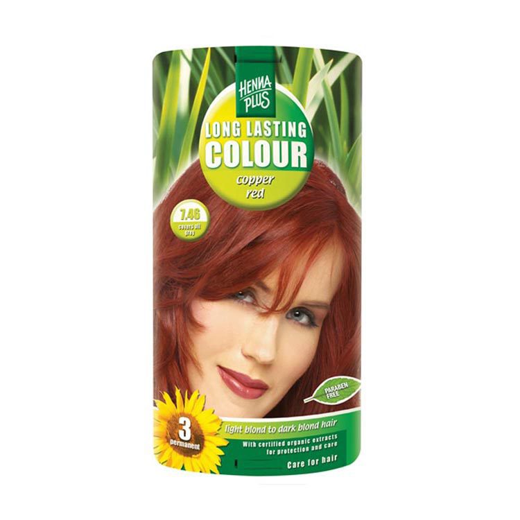 Haarkleuring Long Lasting Colour 7.46 Copper Red 100ml