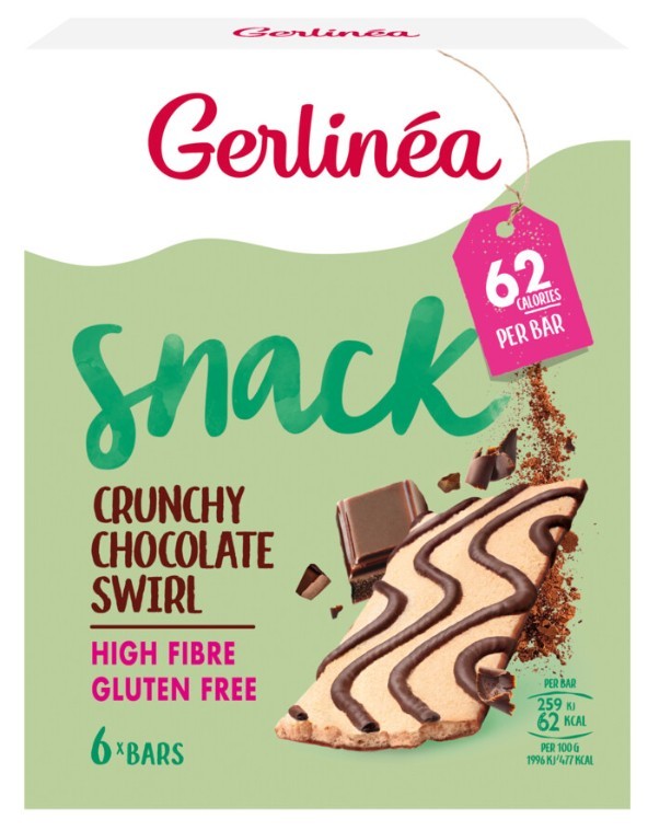 Gerlinea Crunchy Choco Swirl Repen 78 Gram