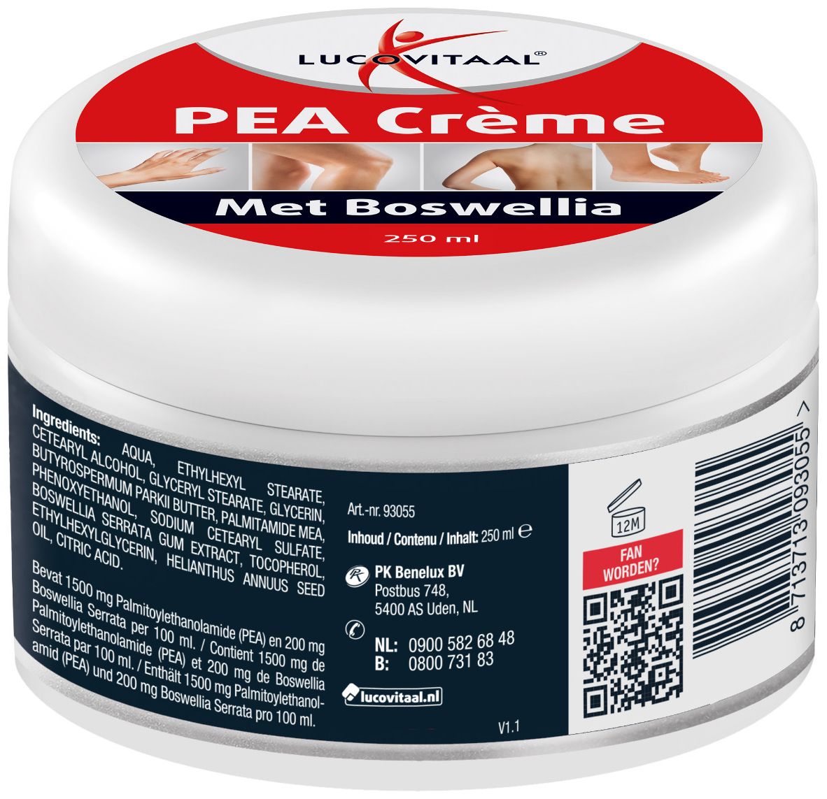 Lucovitaal Pea crème 200ml