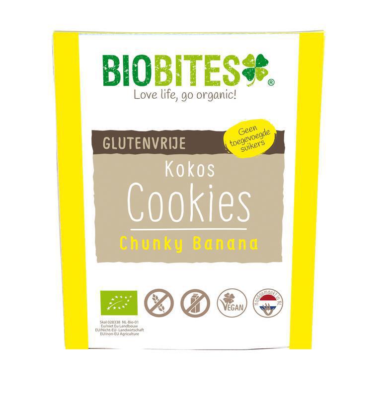 Biobites Kokosbites Chunky Banana 65g