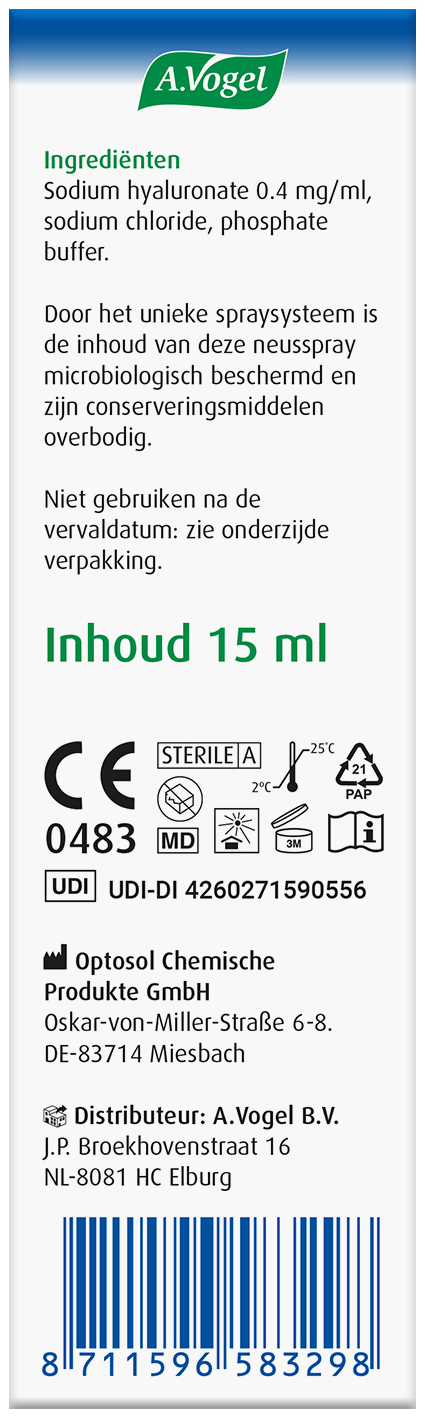 A.Vogel Cinuforce droge neusslijmvlies neusspray 15ml