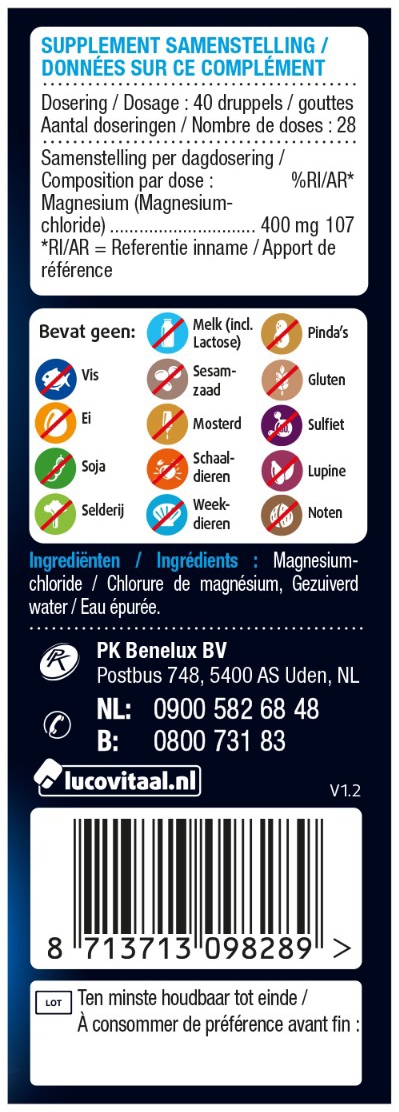 Lucovitaal Magnesium Citraat Druppels 50 ml