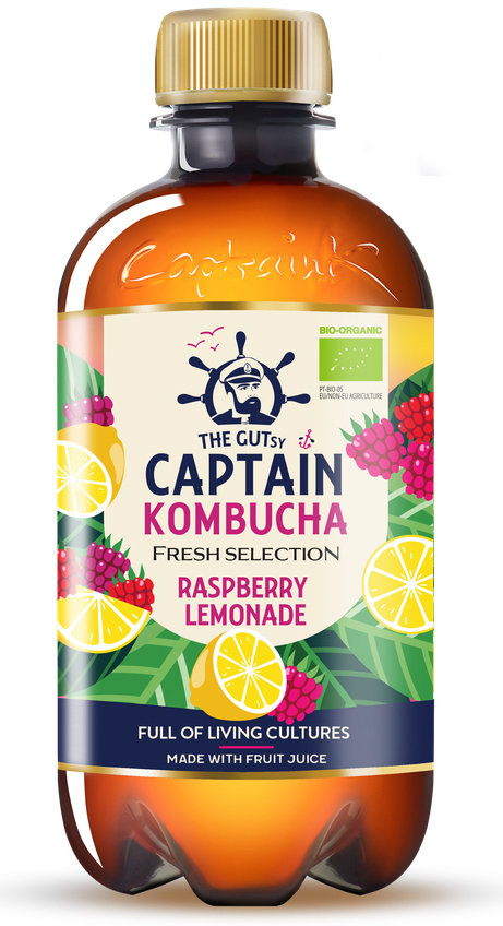 Captain Kombucha Raspberry Bio 400ml