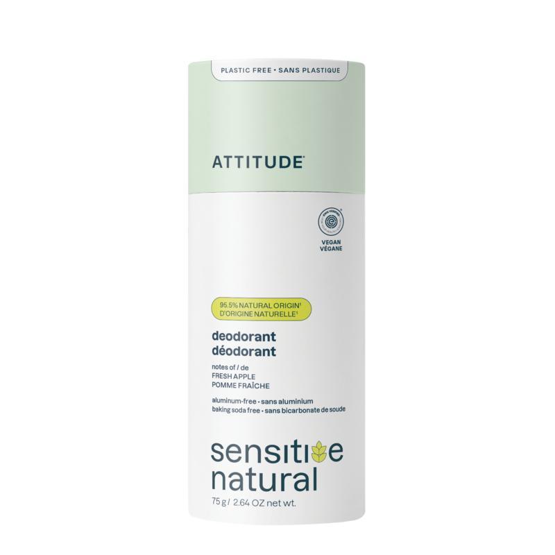 Attitude Deodorant baksoda vrij super leaves verse appel 75g