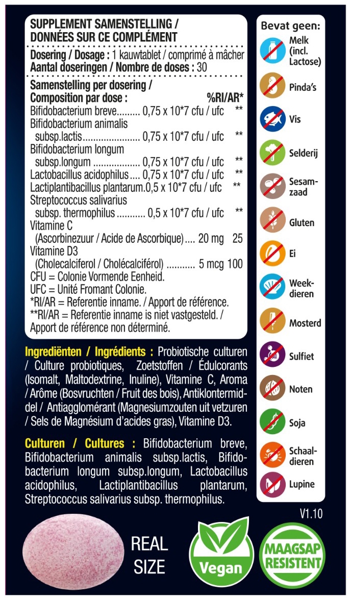 Lucovitaal Probiotica Kids 30kt