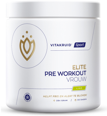 Vitakruid Elite Pre Workout Vrouw 284 Gram
