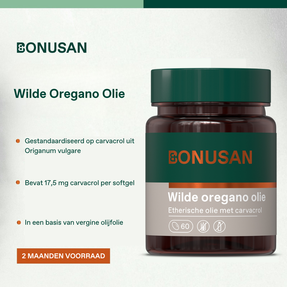 Bonusan Wilde Oregano Olie 60 Softgels