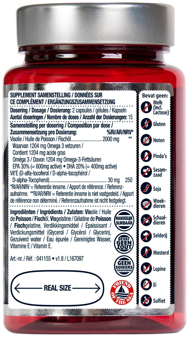 Lucovitaal Super Visolie Omega 3 30 capsules