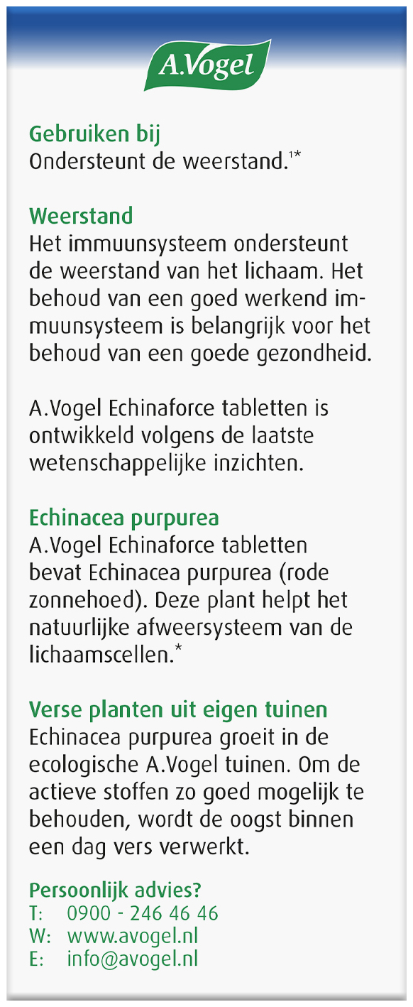 A.Vogel Echinaforce tabletten 80 Stuks