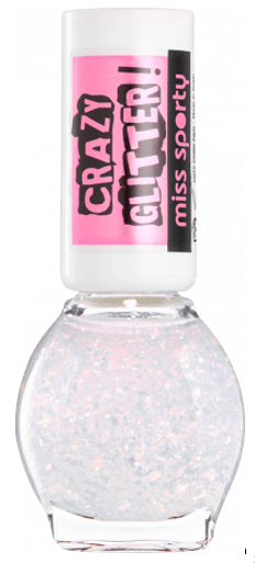 Crazy Glitter Top Coat Nagellak 030 Don't Pink Twice 1 stuk