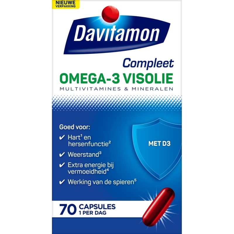 Compleet Omega-3 Visolie 70 capsules