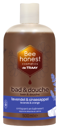 Bad / douche lavendel / sinaasappel 500ml