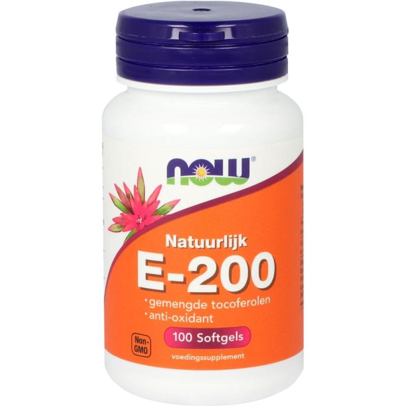 Natuurlijk E-200 100 softgels