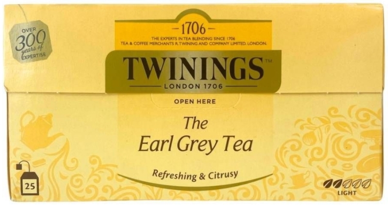 Earl grey envelop zwart 25st