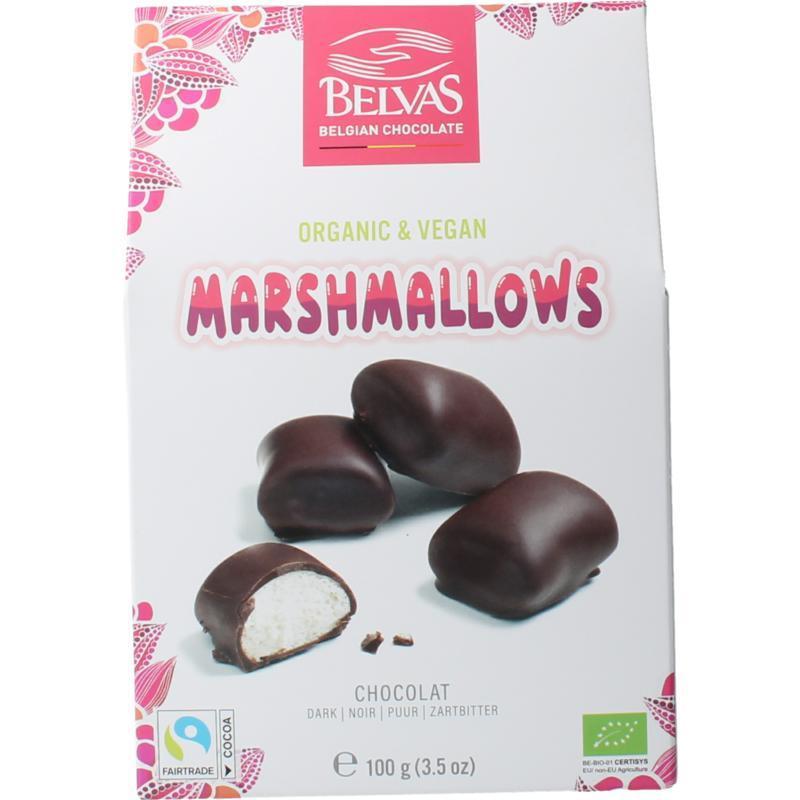 Marshmallow chocolade bio 100g