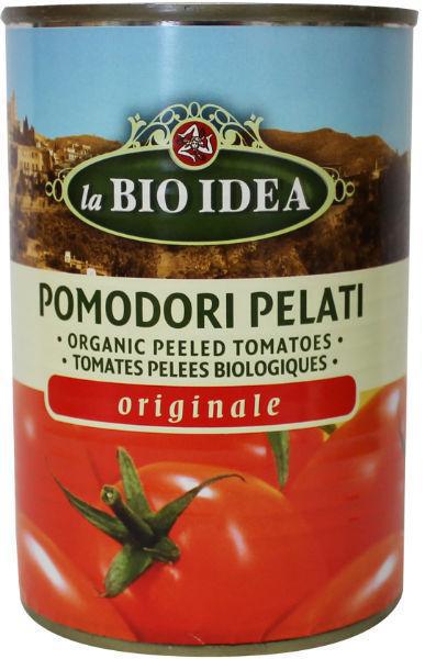 Tomaten gepeld (blik) 400g
