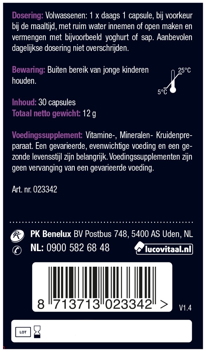 Lucovitaal Haar Groei & Volume 30 capsules