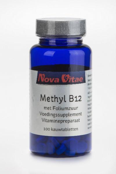 Methyl B12 foliumzuur 100 Kauwtabletten