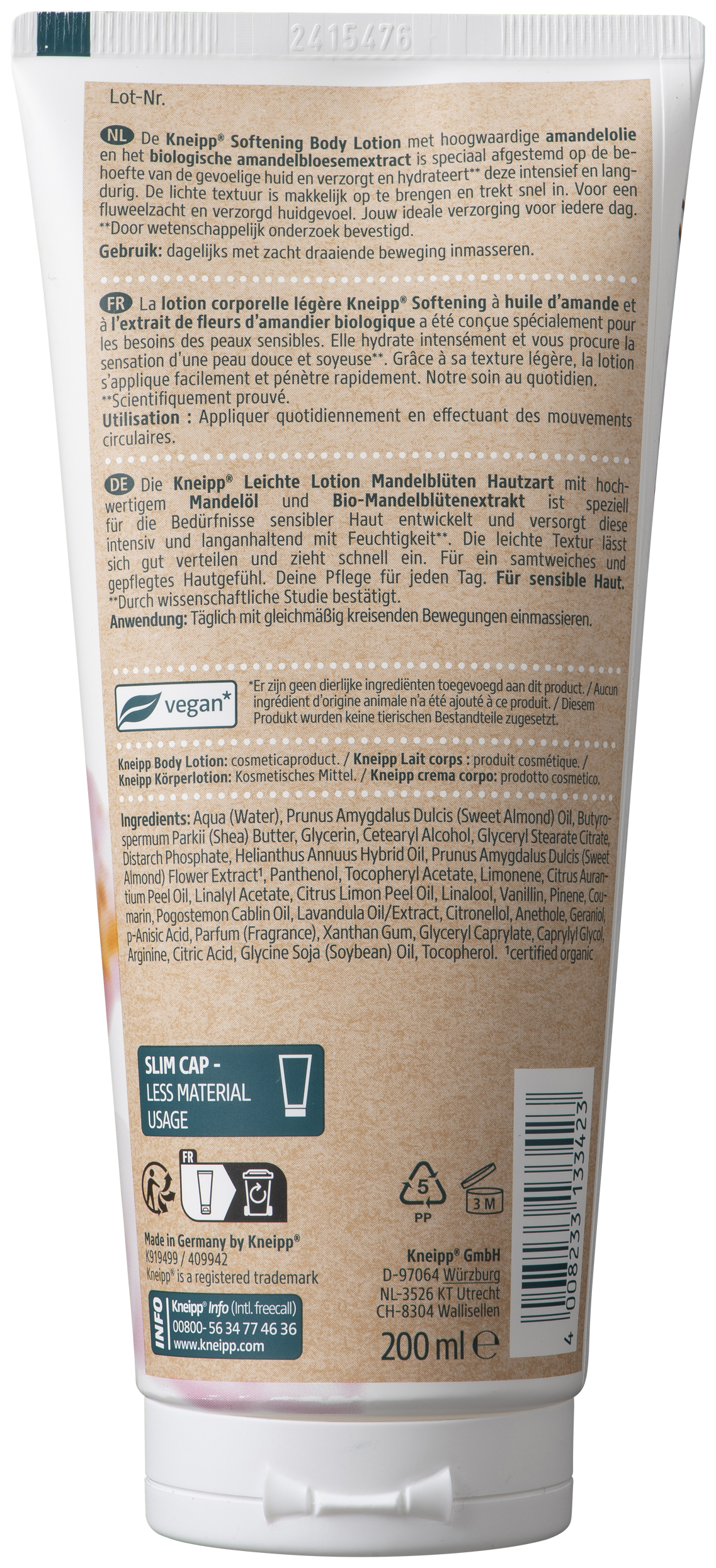 Kneipp Bodylotion Seconde Amandelbloesem 200 ML