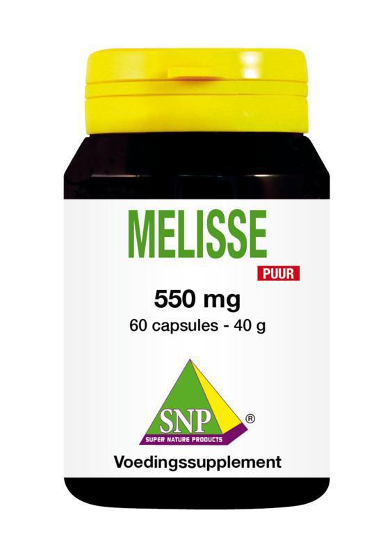 Melisse 550 MG Puur 60 Capsules