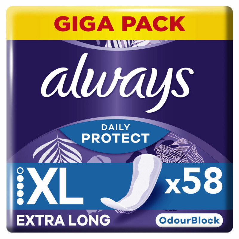 Inlegkruisjes Daily Protect Extra Lang 58 stuks