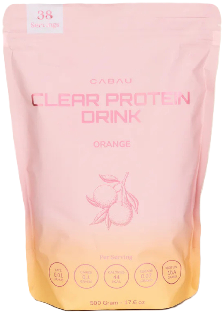Cabau Lifestyle Protein Lemonade Orange 500 Gram