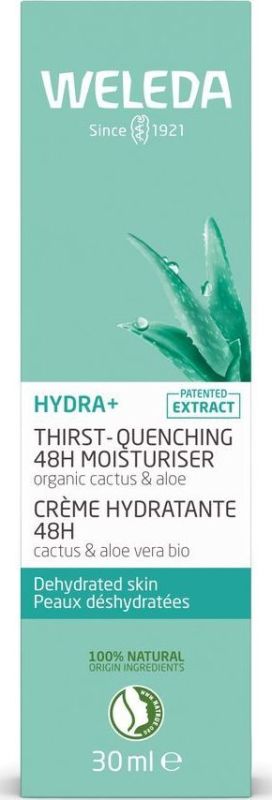 Weleda Hydra+ 48H Gezichtscrème Hydraterende 30 ML