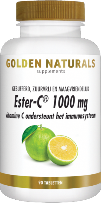 Golden Naturals Ester-C 1000 mg 90 veganistische tabletten