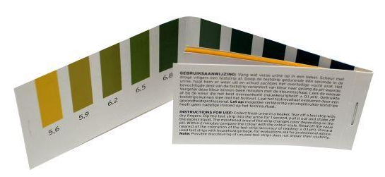 PH Teststrips Boekje 1st