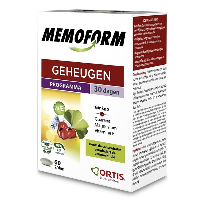 Memoform Geheugen Tabletten 60 tabletten