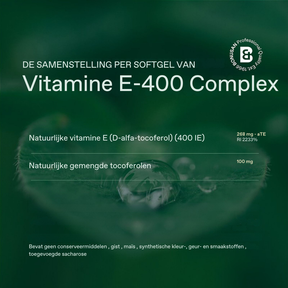 Bonusan Vitamine E-400 Complex 60 Softgels