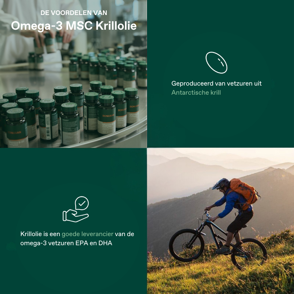 Bonusan Omega-3 MSC Krillolie 120 Softgels