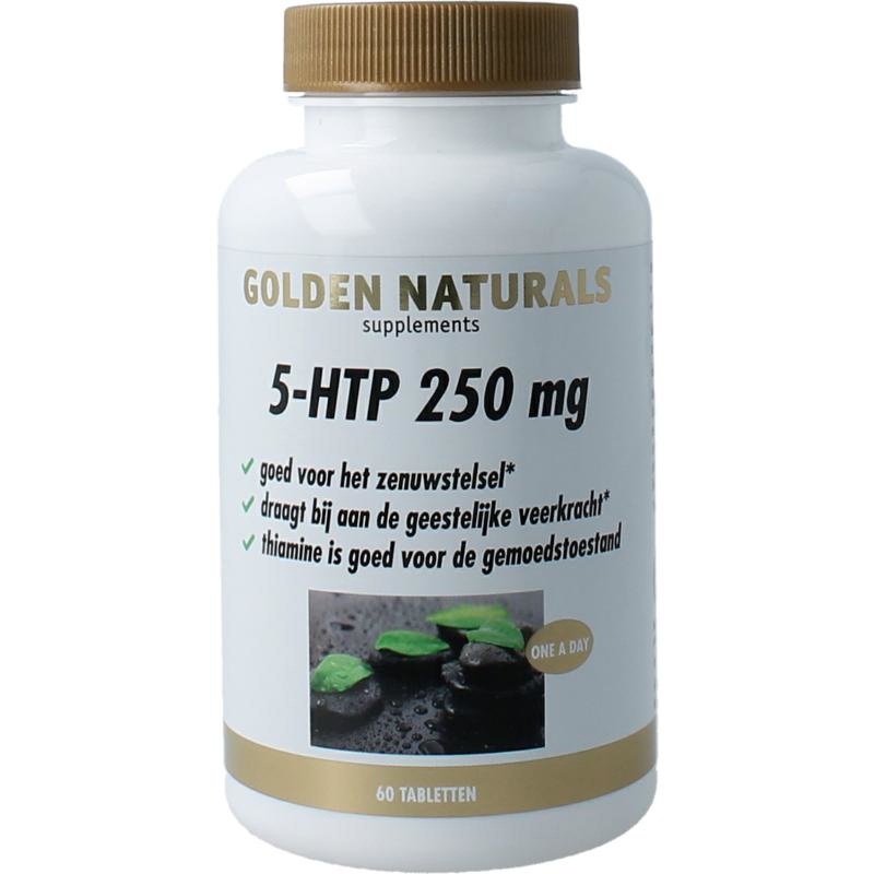 Golden Naturals 5-HTP 250mg Vegan 60 tabletten