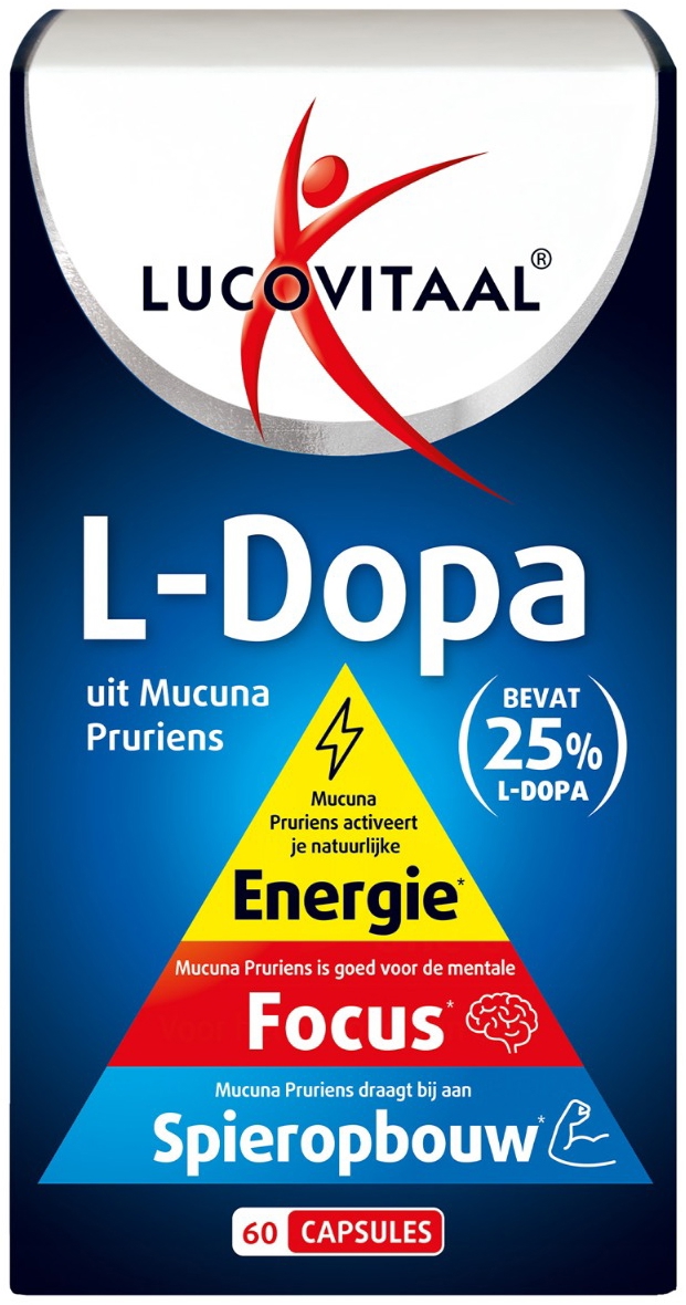 Lucovitaal L-Dopa Mucuna Pruriens 60 Capsules