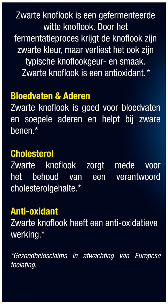 Lucovitaal Zwarte Knoflook Vegan 30 tabletten