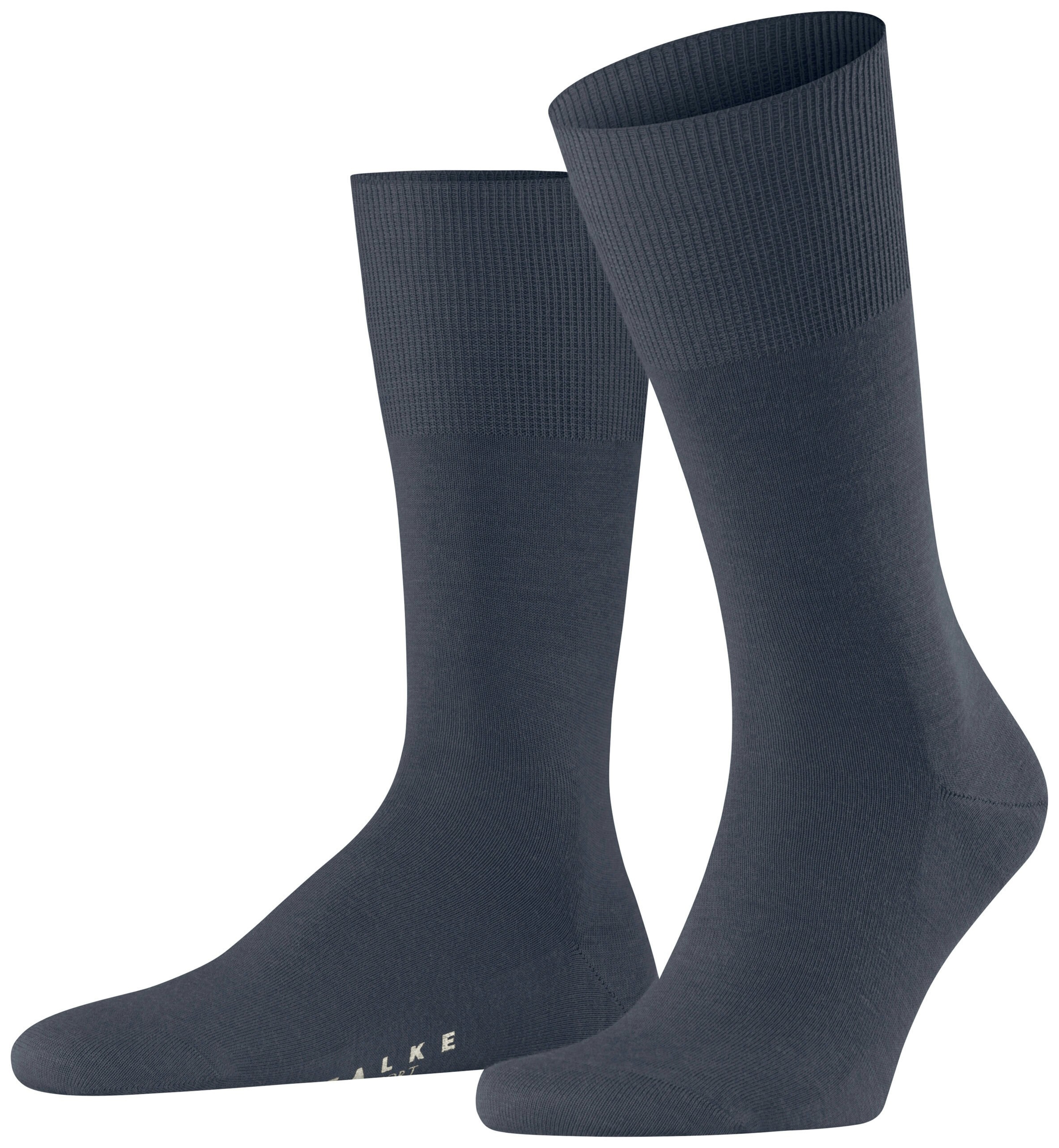 Heren Airport Sokken Dark Blue Melange