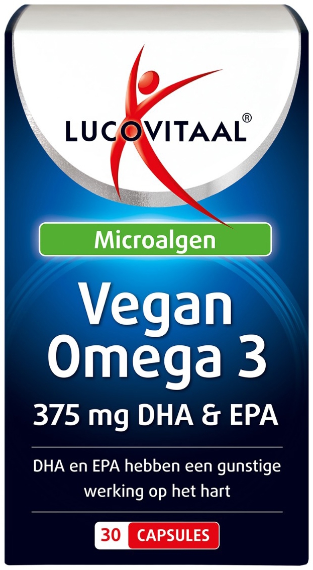 Lucovitaal Omega-3 375mg EPA & DHA Vegan 30 capsules