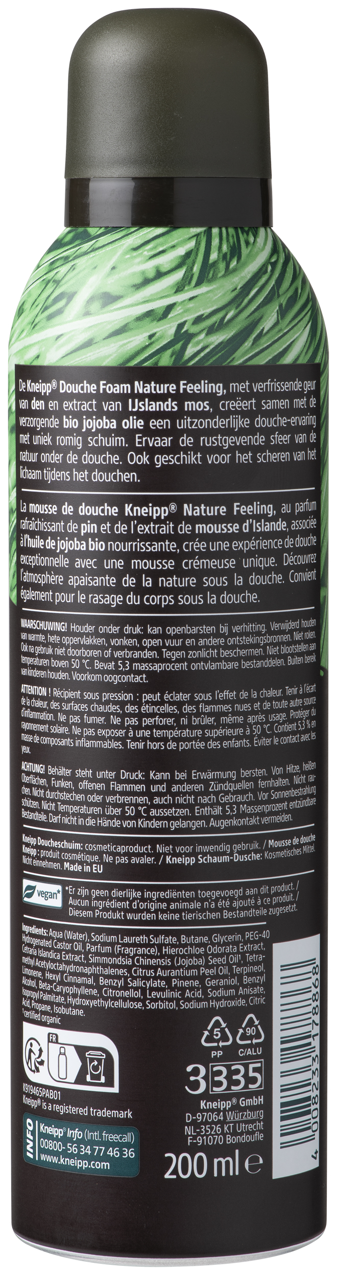 Kneipp Men Douche Foam Nature Feeling 200ML