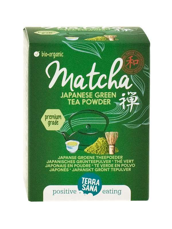 TerraSana Matcha premium groene thee bio 30G