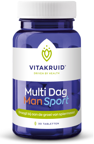 Vitakruid Multi Dag Man Sport 30 Tabletten