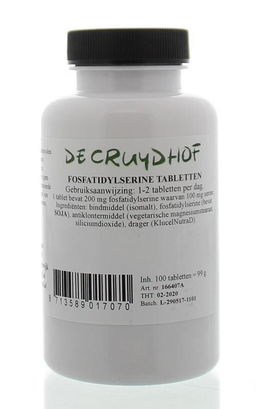 De Cruydhof Fosfatidylserine 200 mg 100 capsules
